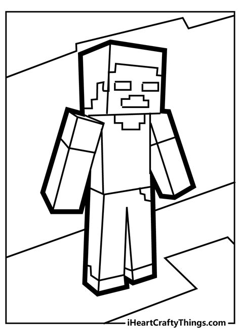 The Ultimate Guide to Herobrine Minecraft Coloring Pages Printable: Unleash Your Inner Pixel Artist!