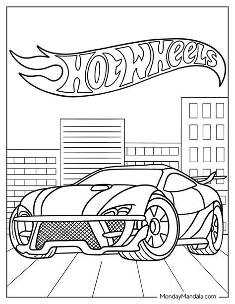 Rev Up Their Creativity: Your Ultimate Guide to Hot Wheels Printable Coloring Pages!