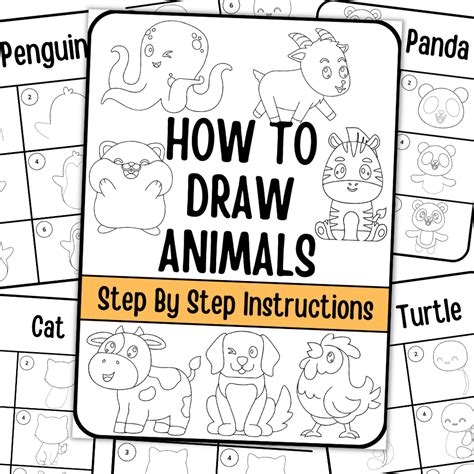 Unleash Your Inner Artist: The Ultimate Guide to Your New Favorite "How to Draw Animals Printable" Pages!