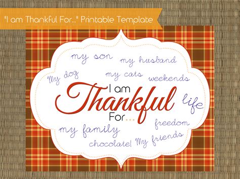Unlock the Power of Gratitude: The Ultimate Guide to "I Am Thankful" Printables for a More Joyful Life
