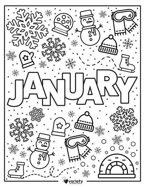 The Ultimate Guide to January Coloring Pages Printable: Embrace the Winter Canvas!