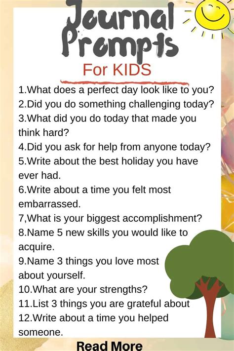 Spark Creativity & Calm: Amazing Journal Prompts for Kids (Printable!)