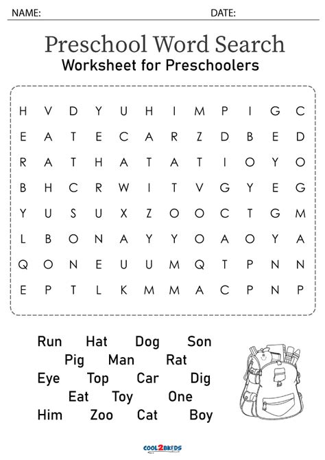 Unlock Learning & Laughter: Your Ultimate Guide to Kindergarten Word Search Puzzles Printable (Plus Free Resources!)