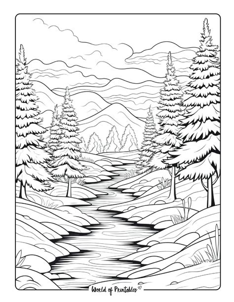 Unlock Your Inner Artist: The Ultimate Guide to Landscape Coloring Pages Printable