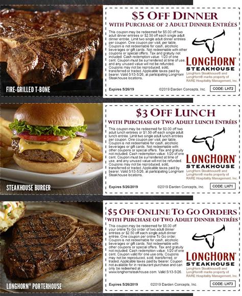 Savor More, Spend Less: Your Ultimate Guide to LongHorn Steakhouse Printable Coupons