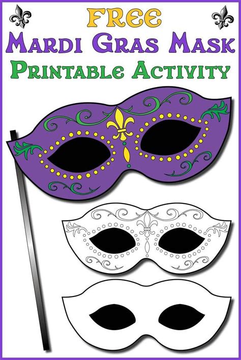Unmask Your Creativity: The Ultimate Guide to Free Mardi Gras Mask Template Printables