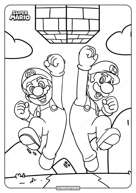 Level Up Your Creativity: The Ultimate Guide to Mario Bros Coloring Pages Printable!