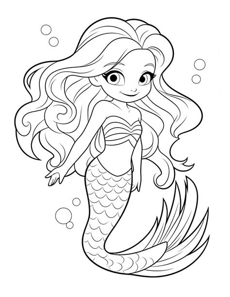Dive into a World of Color: Discover the Perfect Mermaid Printable Coloring Pages