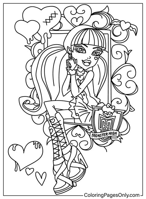Unleash Your Inner Ghoul: The Ultimate Guide to Monster High Coloring Printables!