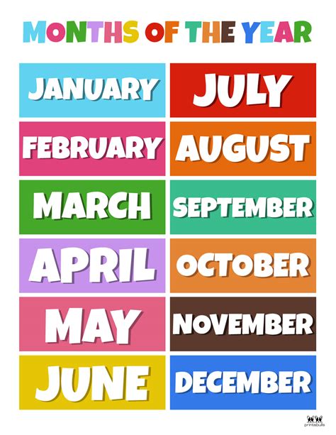 Your Ultimate Guide to Month of the Year Printables: Unlock Organization, Creativity, and Joy!