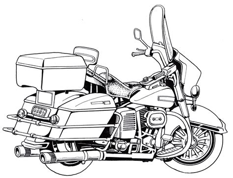 Unleash Your Inner Artist: The Ultimate Guide to Motorcycle Printable Coloring Pages for All Ages
