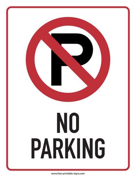The Ultimate Guide to Your Perfect No Parking Sign Printable: Reclaim Your Space with Confidence