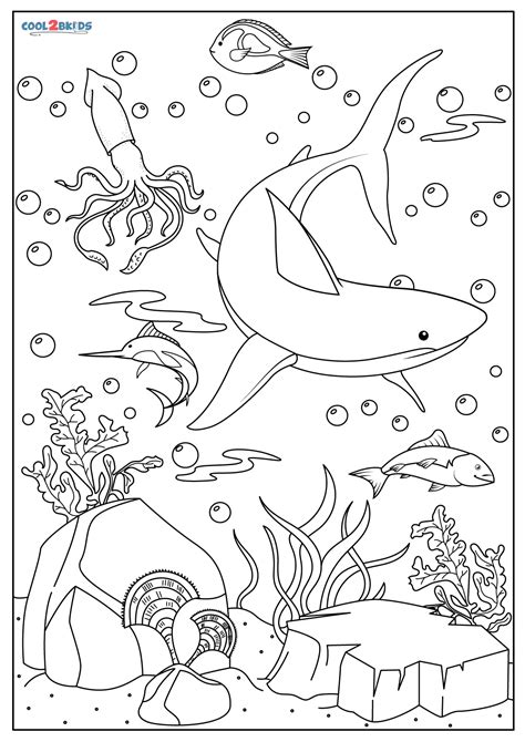 Dive Deep into Creativity: The Ultimate Guide to Ocean Coloring Pages Printable for Every Age & Artist