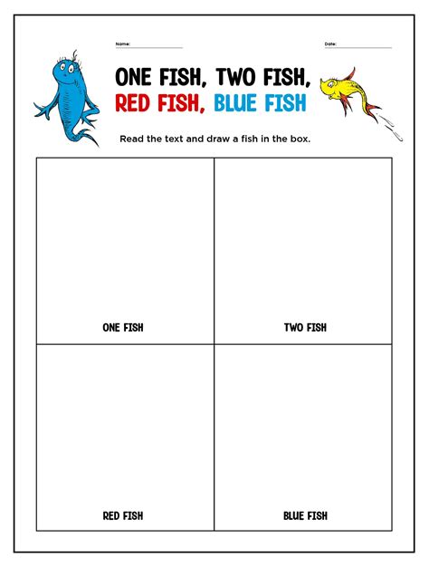 Dive Deep into Fun: The Ultimate Guide to "One Fish Two Fish" Printable Templates for Every Occasion