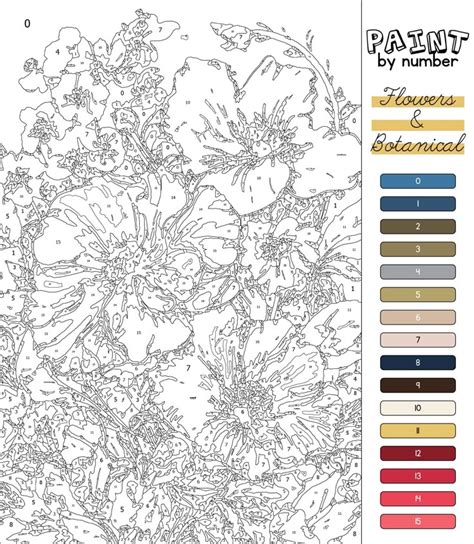 The Ultimate Guide to Painting Paint by Numbers Printables: Unleash Your Inner Artist, One Number at a Time