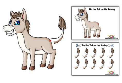 The Ultimate Guide to Pin the Tail on the Donkey Printable: Fun, Easy & Unforgettable Party Games!