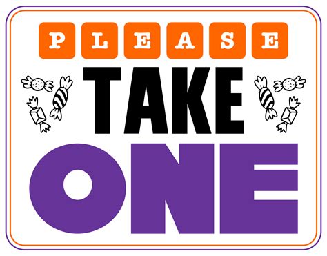 Your Go-To Guide for Getting a Free "Please Take One" Sign (Printable & Perfect!)