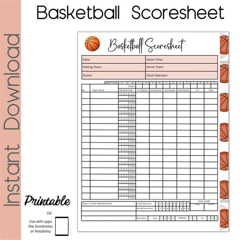The Ultimate Playbook: Your Comprehensive Guide to Every Printable Basketball Scoring Sheet You'll Ever Need