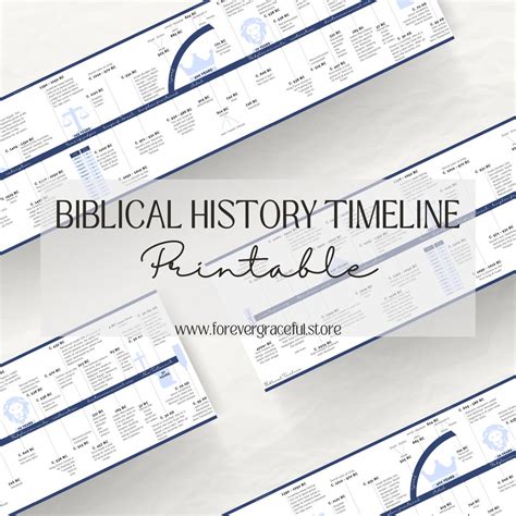 The Ultimate Guide to Your Printable Biblical Timeline: Unlocking Sacred History in 2024