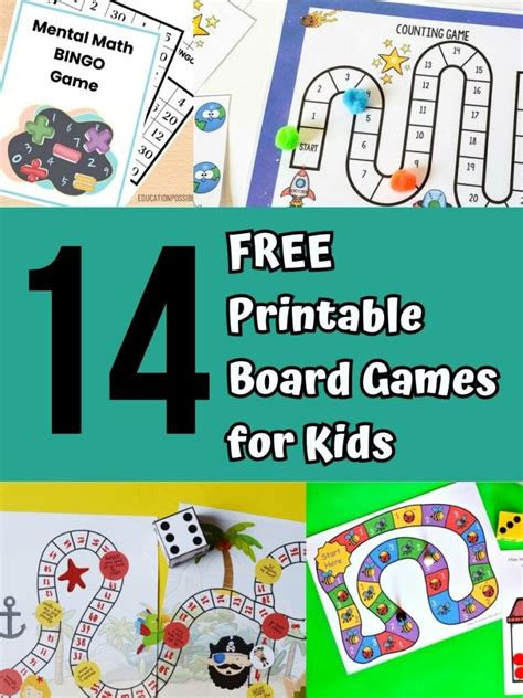 The Ultimate Guide to Printable Board Games for Kids PDF: Unleash Screen-Free Fun & Learning!