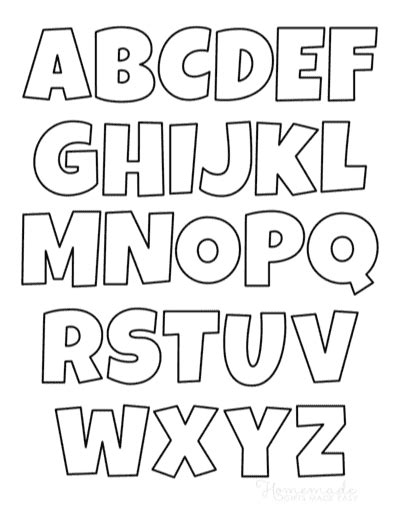 Unleash Your Creativity: The Ultimate Guide to Printable Bubble Letters of the Alphabet