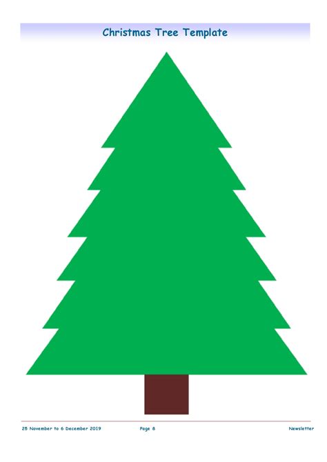 Your Guide to the Perfect Printable Christmas Tree Template: Crafting Holiday Magic Made Easy!