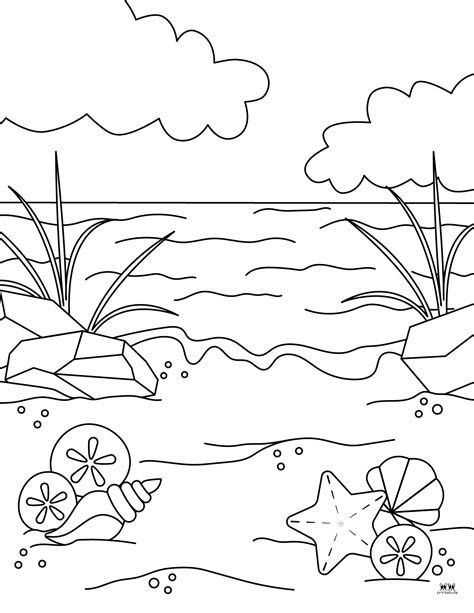 Dive into Relaxation: Your Ultimate Collection of Printable Beach Coloring Pages