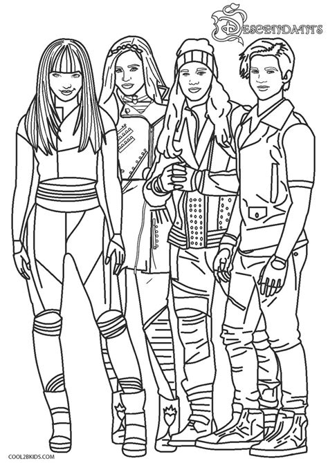 Unlock the Magic: Your Ultimate Guide to FREE Printable Descendants Coloring Pages!