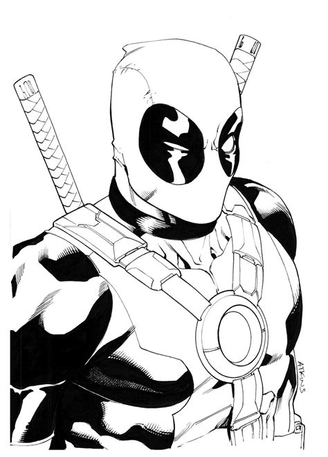 Unleash Your Inner Merc with a Mouth: The Ultimate Guide to Printable Deadpool Coloring Pages!
