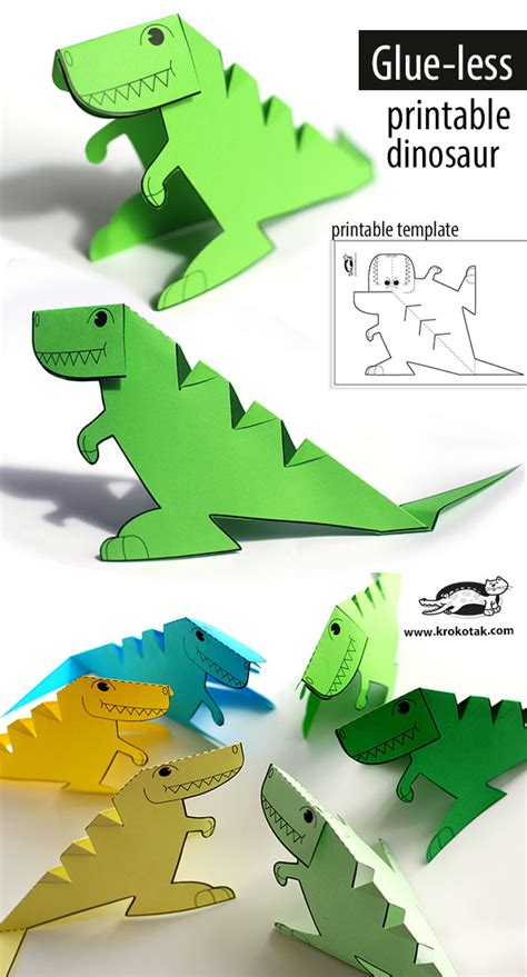 Unleash Roaring Fun: Your Ultimate Guide to Printable Dinosaur Crafts for Kids!