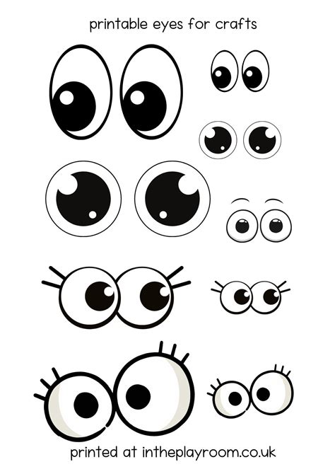 The Ultimate Guide to Printable Eyes for Crafts: Bring Your Creations to Life!