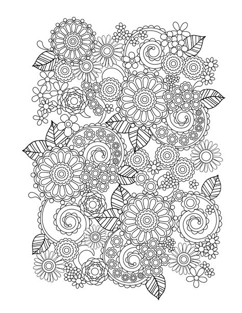 Bloom and Beyond: Discover the Joy of Printable Flower Coloring Pages for Adults