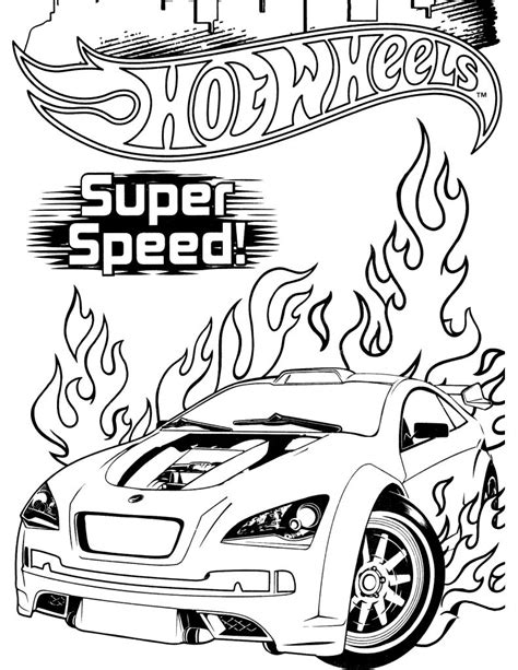 Rev Up Their Creativity: The Ultimate Guide to Printable Hot Wheels Coloring Pages!