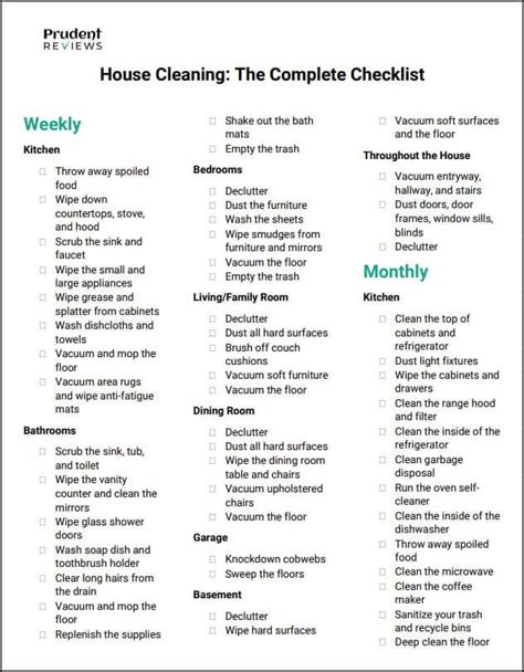 Tired of the Cleaning Chaos? Grab Your Free Printable House Cleaning Checklist PDF!