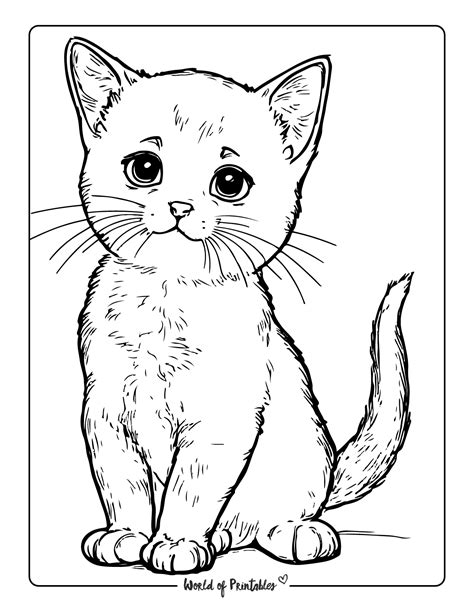 Unleash Purr-fect Creativity: Your Ultimate Guide to Printable Kitten Coloring Pages