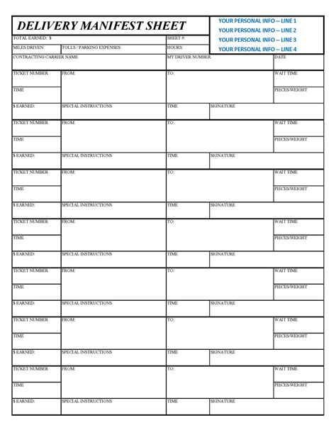 Unlock Your Dreams: The Ultimate Guide to Your Perfect Printable Manifest Template