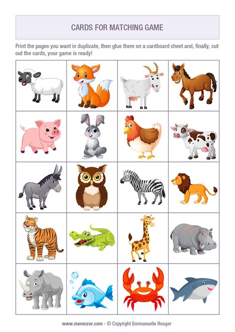 Unlock Brainy Fun: Your Ultimate Guide to Printable Matching Games!