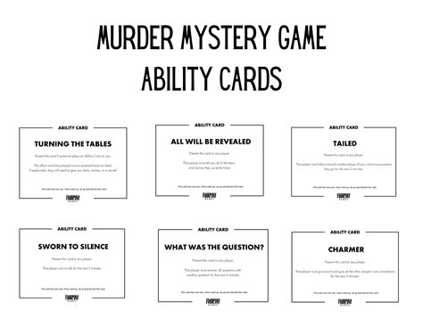 The Ultimate Guide to Hosting a Printable Murder Mystery Game: Unraveling the Fun, One Clue at a Time