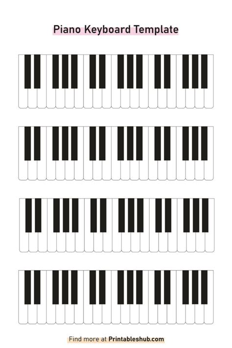 Unlock Your Musical Potential: The Versatile Printable Music Keyboard Guide