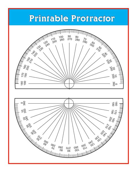 Lost Your Protractor? Grab a Free Printable Protractor PDF & Master Your Angles!