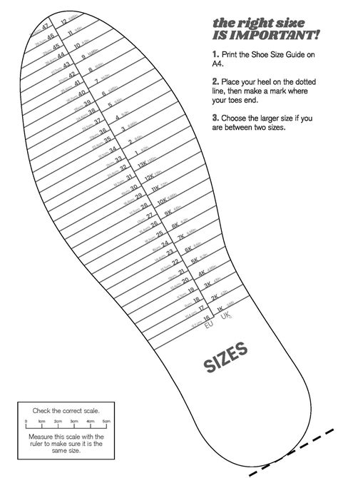 The Ultimate Guide to Finding Your Perfect Fit: Unlocking the Power of a Printable Shoe Size Template PDF for Women