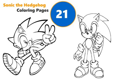 Speed into Creativity: Unleash the Fun with Printable Sonic the Hedgehog Coloring Pages!