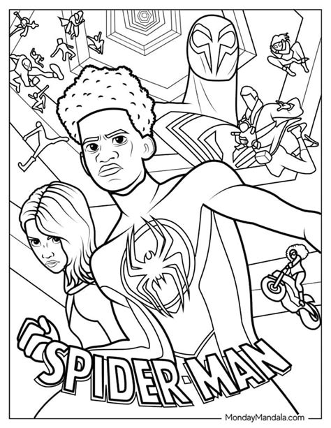 Swing Into Creativity: Your Ultimate Guide to Printable Spider-Man Miles Morales Coloring Pages!