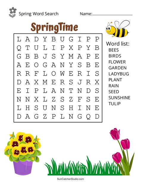 Bloom into Fun: Your Ultimate Guide to Engaging Printable Spring Word Searches!