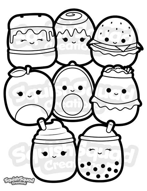 Cuddle Up & Color! Your Ultimate Guide to FREE Printable Squishmallow Coloring Pages