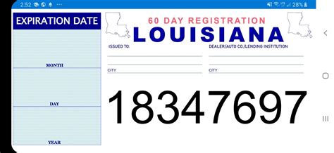 Your Definitive Guide to Getting a Printable Temporary License Plate in Louisiana