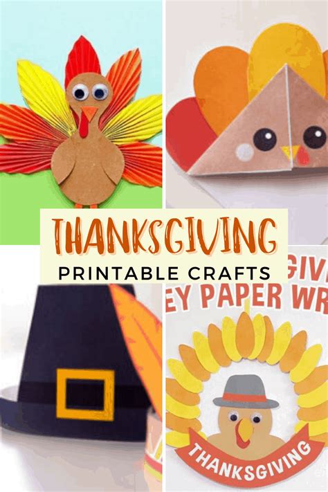The Ultimate Guide to Easy Printable Thanksgiving Crafts for a Joyful Harvest Season