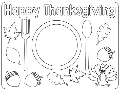 Crafting the Perfect Feast: Your Ultimate Guide to Beautiful Printable Thanksgiving Placemats