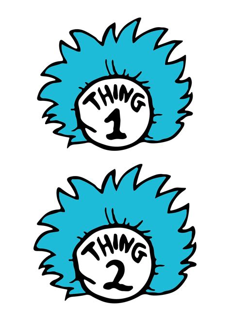 Unleash the Whimsy! Your Ultimate Guide to Printable Thing 1 and Thing 2 Creations