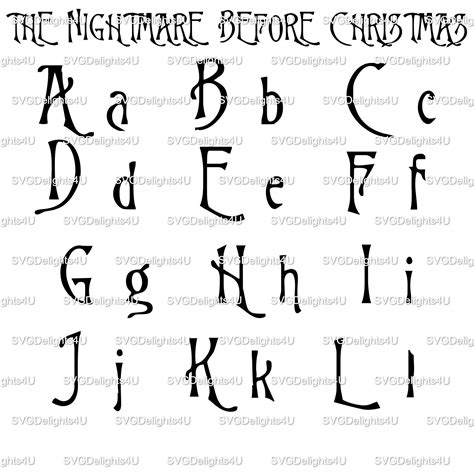 Unleash Your Inner Macabre Magic: Finding the Perfect Printable Tim Burton Fonts
